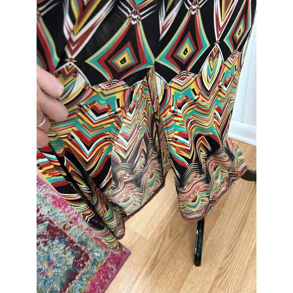 Mlle Gabrielle Women Strapless Maxi Dress Summer Vacation Boho Beachy Size Large - Picture 3 of 7